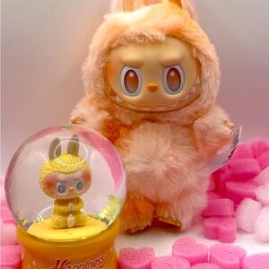 Happiness Labubu and Snow Globe Set